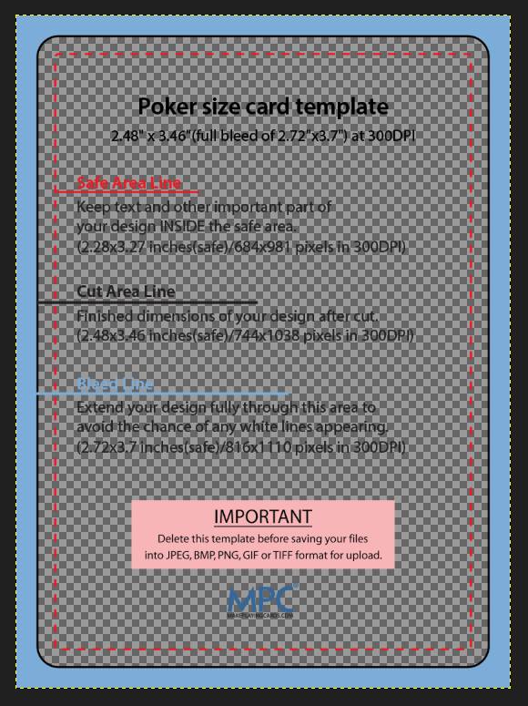MakePlayingCards Template