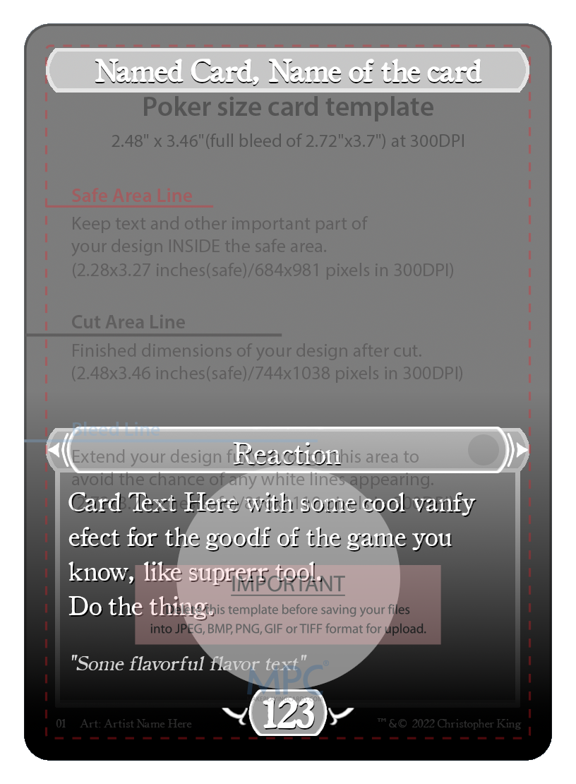 Card Back Work in Progress
